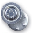 Single Circle Magnet Badge Fastener